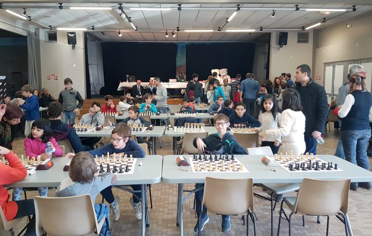 Tournoi rapide jeunes d'échecs de Noël 2019