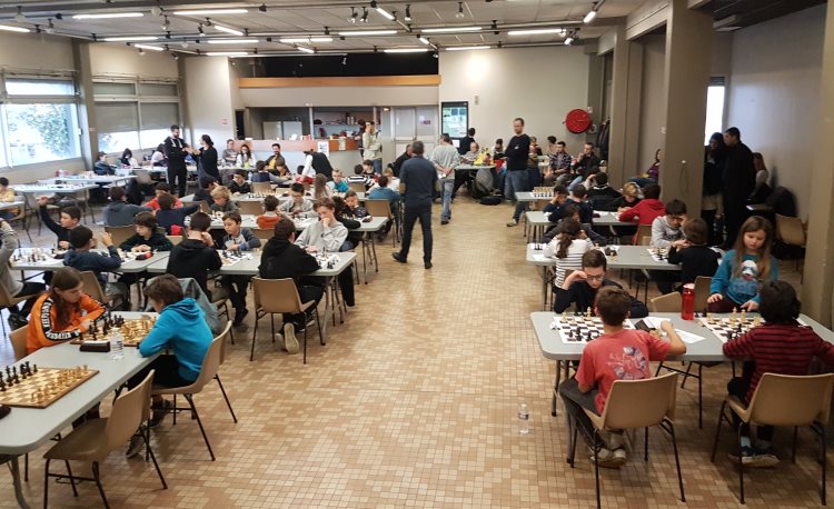 Tournoi rapide jeunes d'échecs de Noël 2019